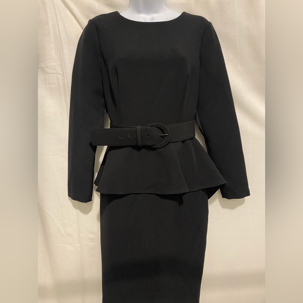 Donna Karan Black Dress with Belt